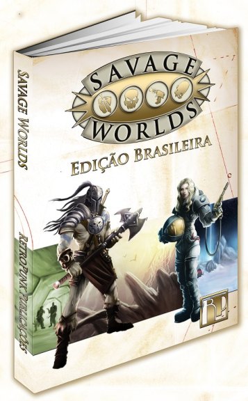 Capa da Versão Brasileira do Savage Worlds